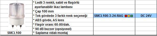 Q-Light 3 Renkli İkaz Lambası