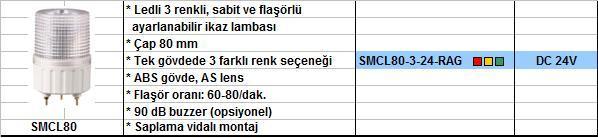 Q-Light 3 Renkli İkaz Lambası
