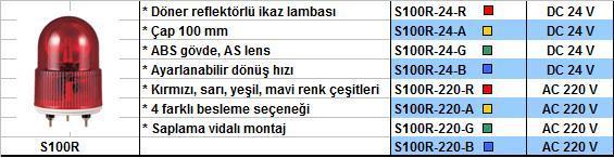 Q-Light Döner Reflektörlü İkaz Lambası