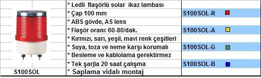 Q-Light Solar İkaz Lambası